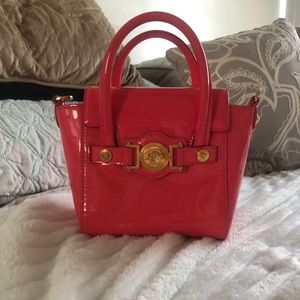 Versace pink mini handbag